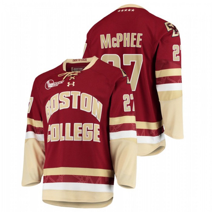 Graham McPhee Boston College Eagles College Hockey Maroon Jersey
