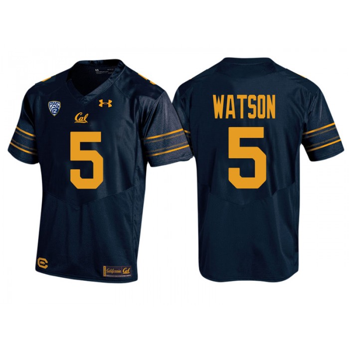 Male Cal Bears Tre Watson Navy PAC-12 College Football New-Season Home Jersey