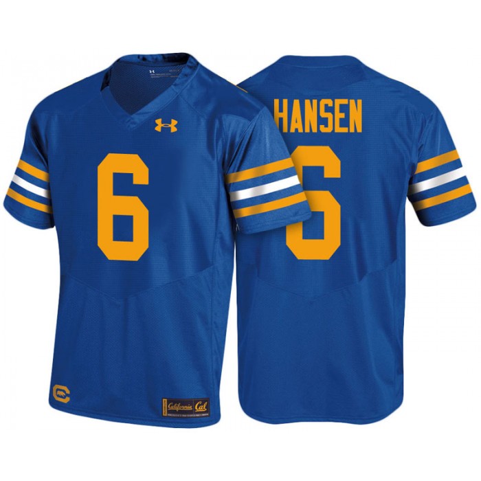 Male Chad Hansen Cal Bears Royal College 1975 Throwback Jersey