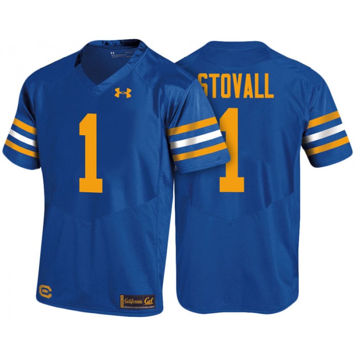 Male Melquise Stovall Cal Bears Royal College 1975 Throwback Jersey