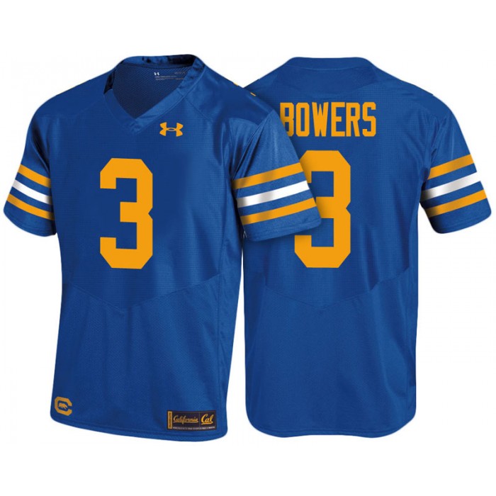 Male Ross Bowers Cal Bears Royal College 1975 Throwback Jersey