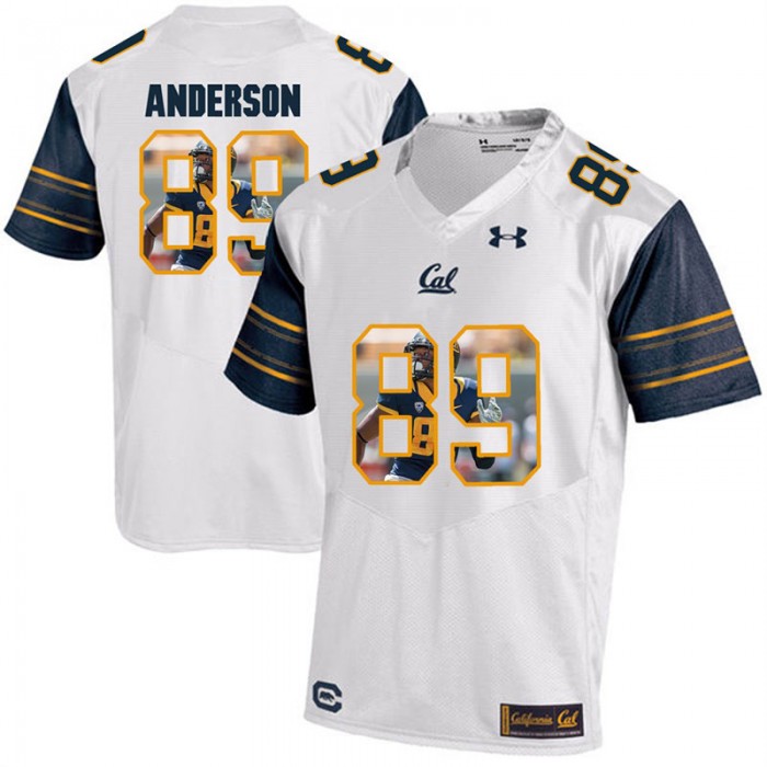 California Golden Bears Stephen Anderson White College Football Jersey