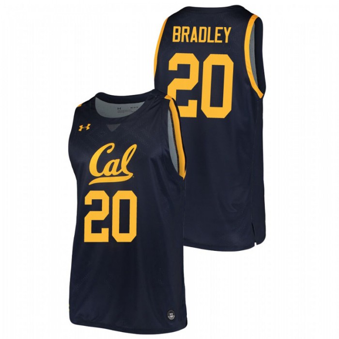 California Golden Bears Matt Bradley Jersey College Basketball Navy Replica For Men