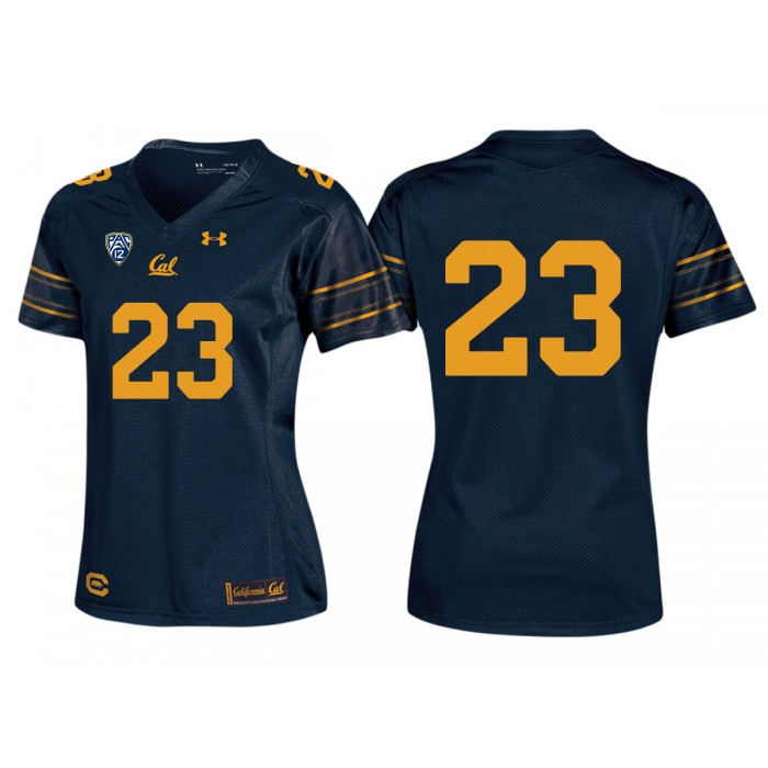 #23 Women California Golden Bears Navy PAC-12 College Football New-Look Home Jersey