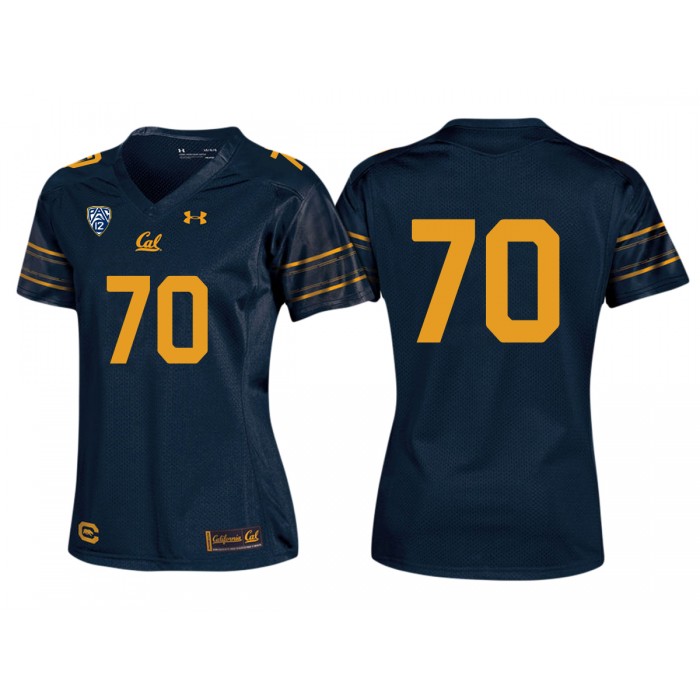 #70 Women California Golden Bears Navy PAC-12 College Football New-Look Home Jersey