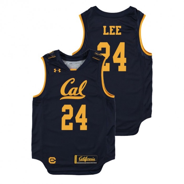 Youth California Golden Bears College Basketball Navy Marcus Lee Replica Jersey
