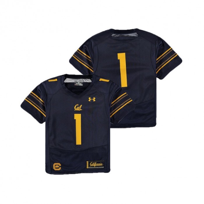Youth California Golden Bears Navy College Football Finished Replica Jersey