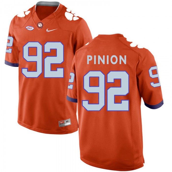 Clemson Tigers Bradley Pinion Orange College Football Jersey