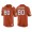 Clemson Tigers #80 Orange College Football Milan Richard Player Performance Jersey