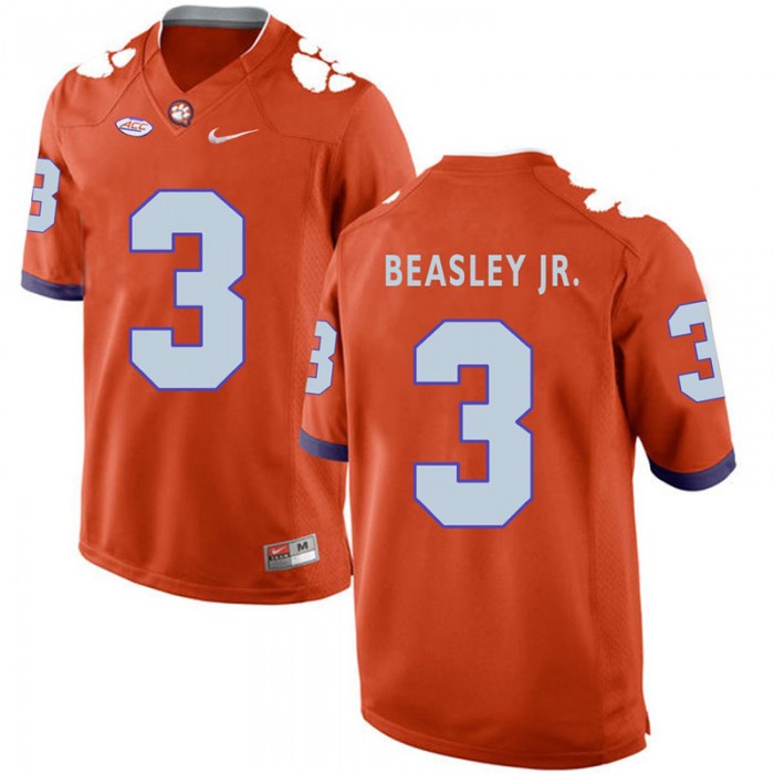 Clemson Tigers Vic Beasley Jr. Orange College Football Jersey