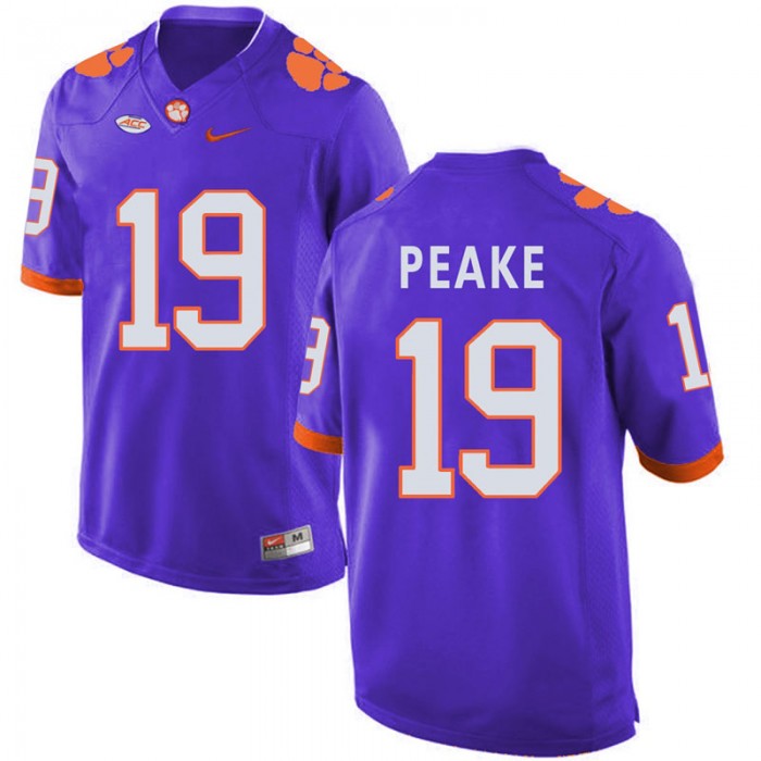 Clemson Tigers Charone Peake Purple College Football Jersey