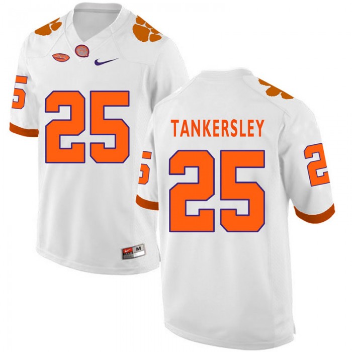 Clemson Tigers Cordrea Tankersley White College Football Jersey