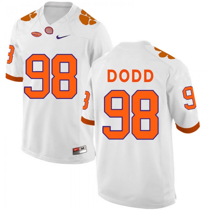 Clemson Tigers Kevin Dodd White College Football Jersey