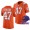 Clemson Tigers James Skalski 2021 Cheez-It Bowl Orange CFP Jersey Free Hat
