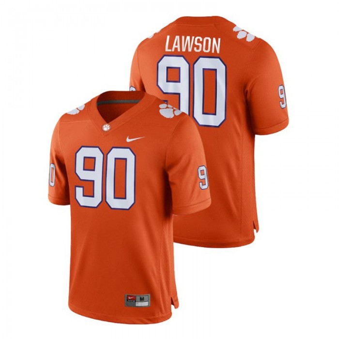 Shaq Lawson For Men Clemson Tigers Orange Game College Football Jersey