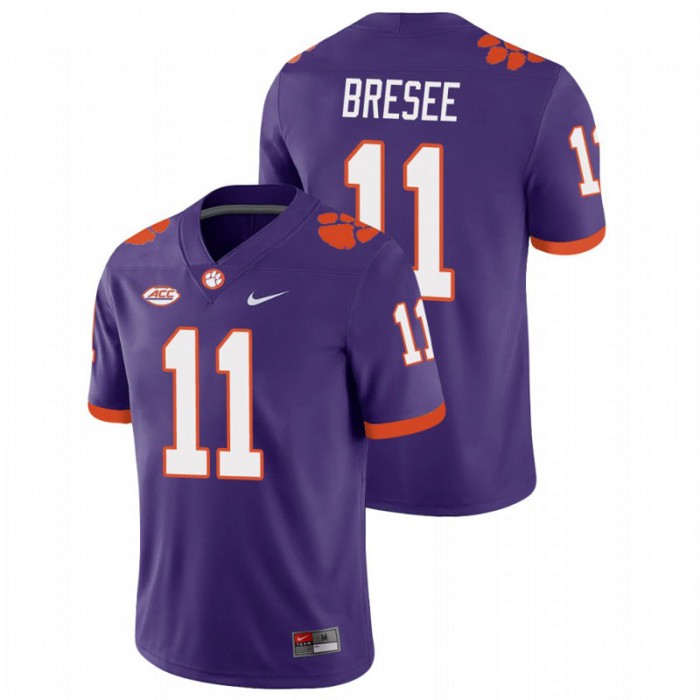 Bryan Bresee Clemson Tigers College Football Purple Playoff Game Jersey