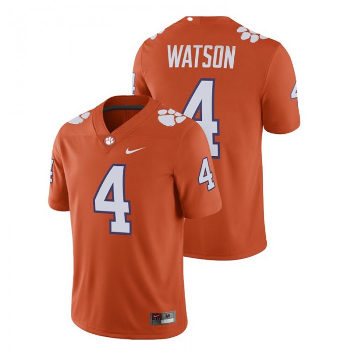 Deshaun Watson For Men Clemson Tigers Orange Alumni Football Game Player Jersey