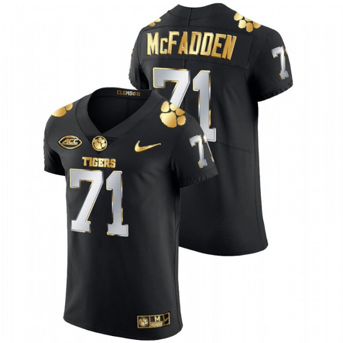 Jordan McFadden Clemson Tigers Golden Edition Black Authentic Jersey