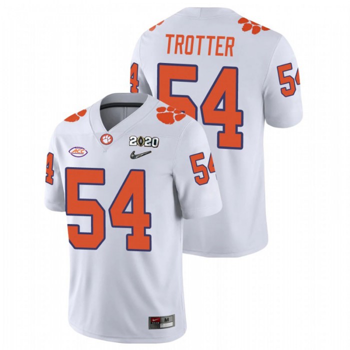 Mason Trotter Clemson Tigers College Football White Playoff Game Jersey