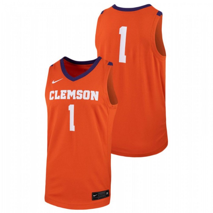 Men's Clemson Tigers Orange Nike Replica Jersey
