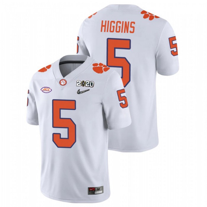Tee Higgins Clemson Tigers College Football White Playoff Game Jersey