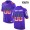 Youth Clemson Tigers #00 Purple College Football Custom Limited Jersey US Flag Fashion