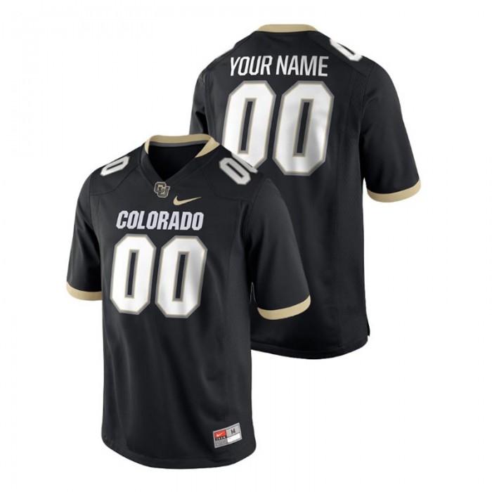 Custom For Men Colorado Buffaloes Black College Football 2018 Game Jersey
