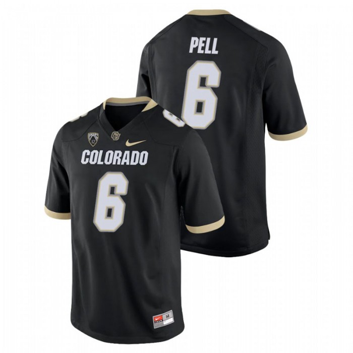Alec Pell Colorado Buffaloes College Football Black Game Jersey