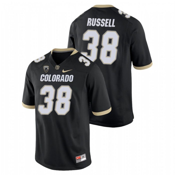 Brady Russell Colorado Buffaloes College Football Black Game Jersey