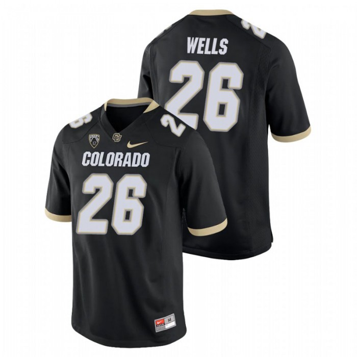 Carson Wells Colorado Buffaloes College Football Black Game Jersey