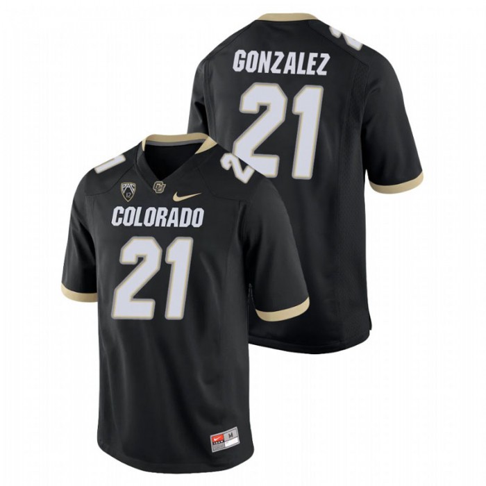 Christian Gonzalez Colorado Buffaloes College Football Black Game Jersey