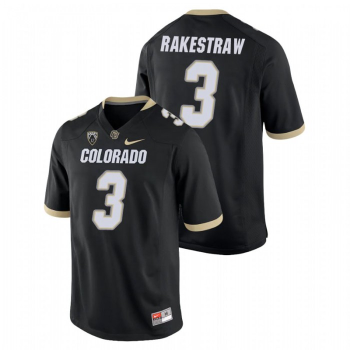 Derrion Rakestraw Colorado Buffaloes College Football Black Game Jersey