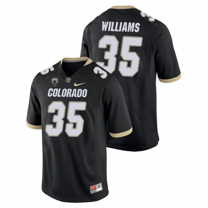 Mister Williams Colorado Buffaloes College Football Black Game Jersey