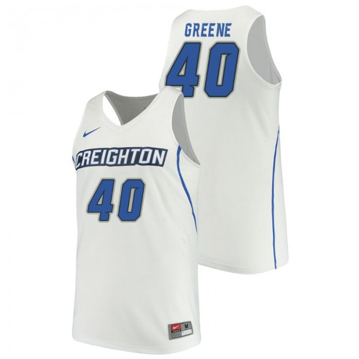 Creighton Bluejays College Basketball White Ali Greene Performance Jersey