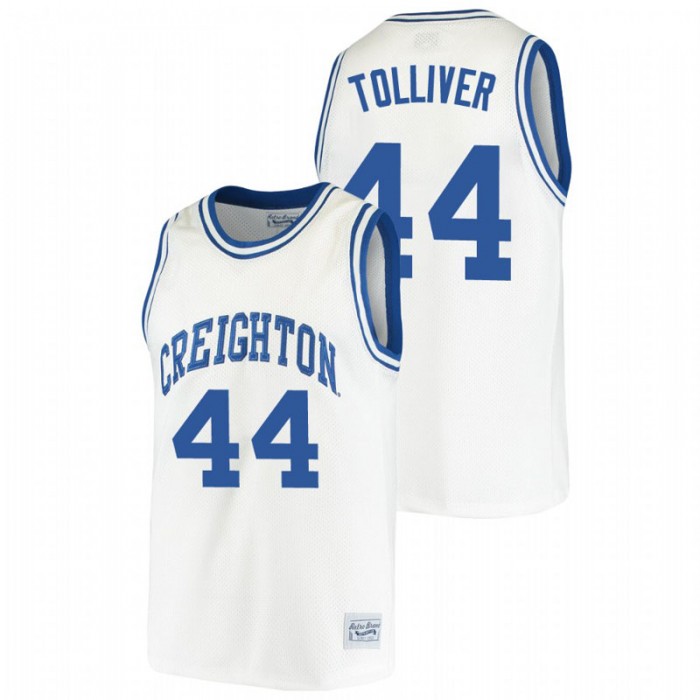 Creighton Bluejays Alumni Anthony Tolliver College Basketball Jersey White For Men