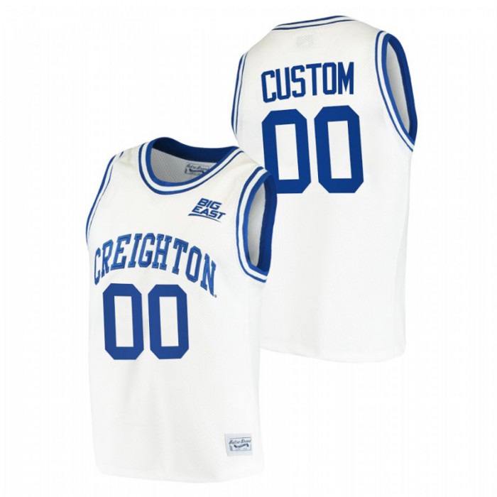 Creighton Bluejays Retro Custom College Basketball Jersey White Men
