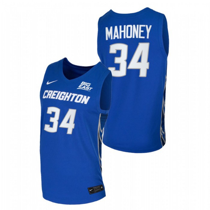 Creighton Bluejays Replica Denzel Mahoney College Basketball Jersey Blue Men