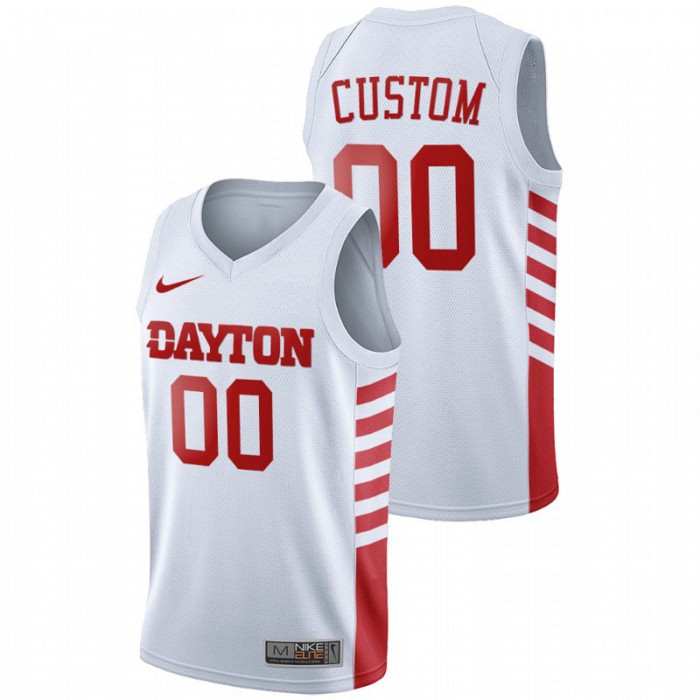 Dayton Flyers Custom College Basketball White Jersey For Men