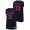 Dayton Flyers Ryan Mikesell College Basketball Navy Jersey For Men