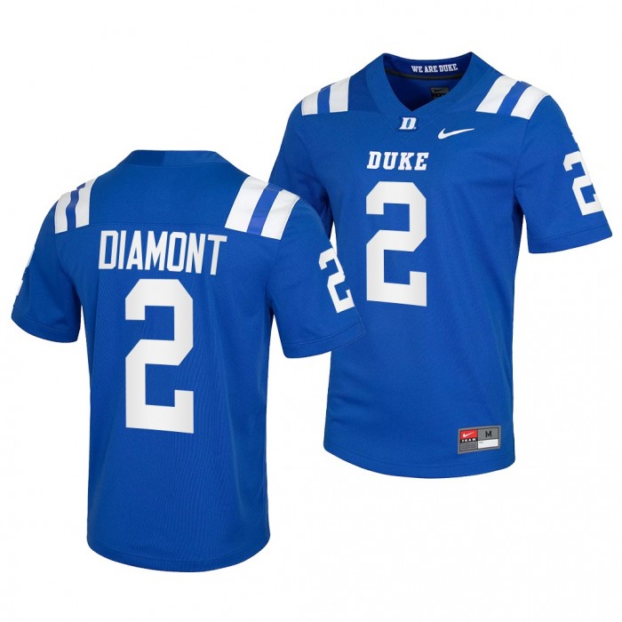 Duke Blue Devils Luca Diamont College Football Jersey Blue Jersey
