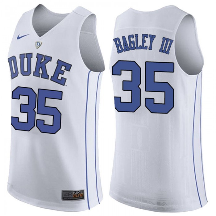 Marvin Bagley III White College Basketball Duke Blue Devils Jersey