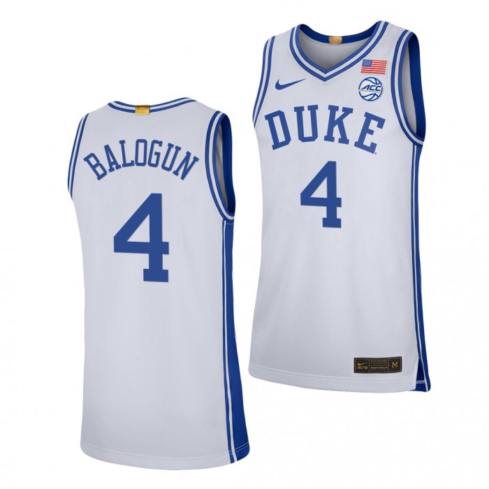 Elizabeth Balogun Jersey Duke Blue Devils 2021-22 College Basketball Limited Jersey-White