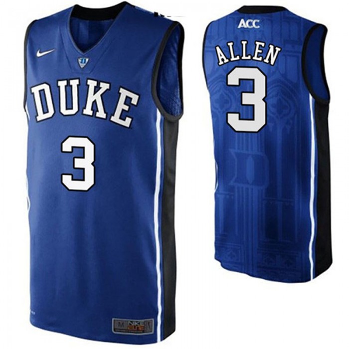 Male Grayson Allen Duke Blue Devils Blue NCAA High-School Basketball NBA Player Jersey