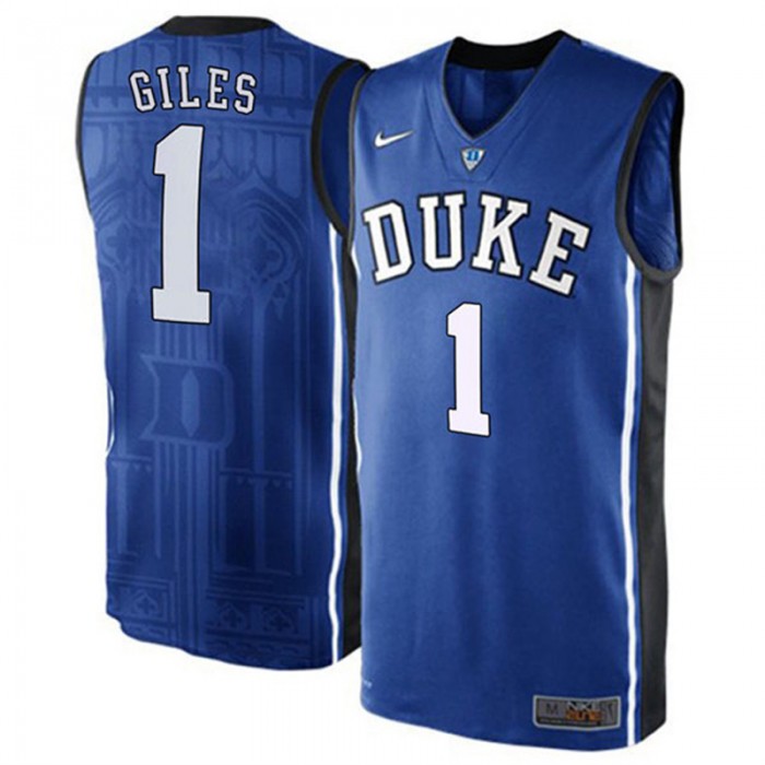 Male Harry Giles Duke Blue Devils Blue NCAA High-School Basketball NBA Player Jersey