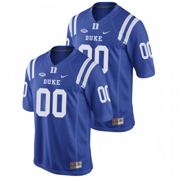 Custom Duke Blue Devils Replica Royal Game Football Jersey