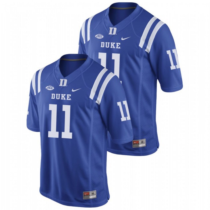 Isaiah Fisher-Smith Duke Blue Devils Replica Royal Game Football Jersey