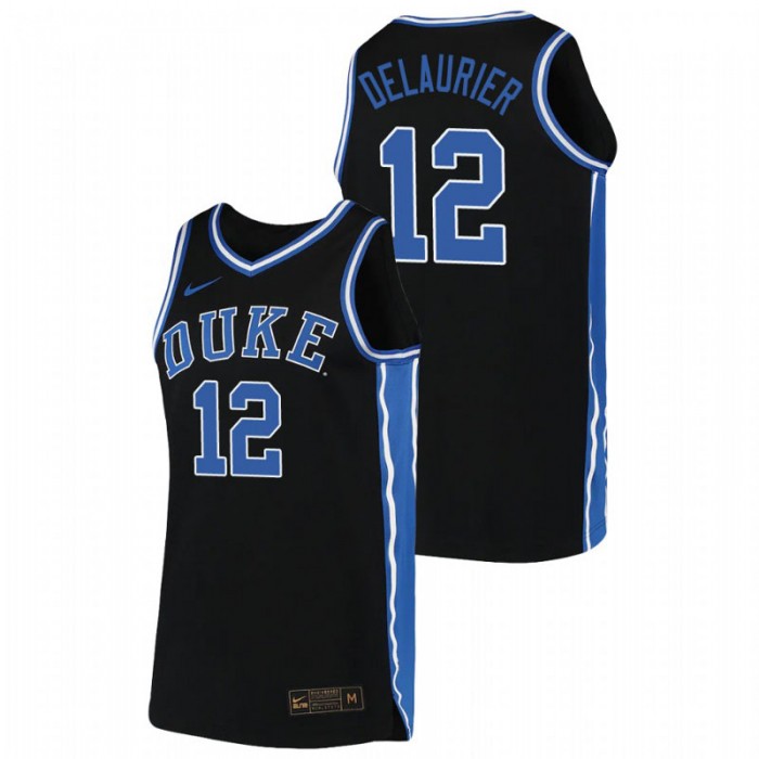 Duke Blue Devils Replica Javin DeLaurier College Basketball Jersey Black For Men