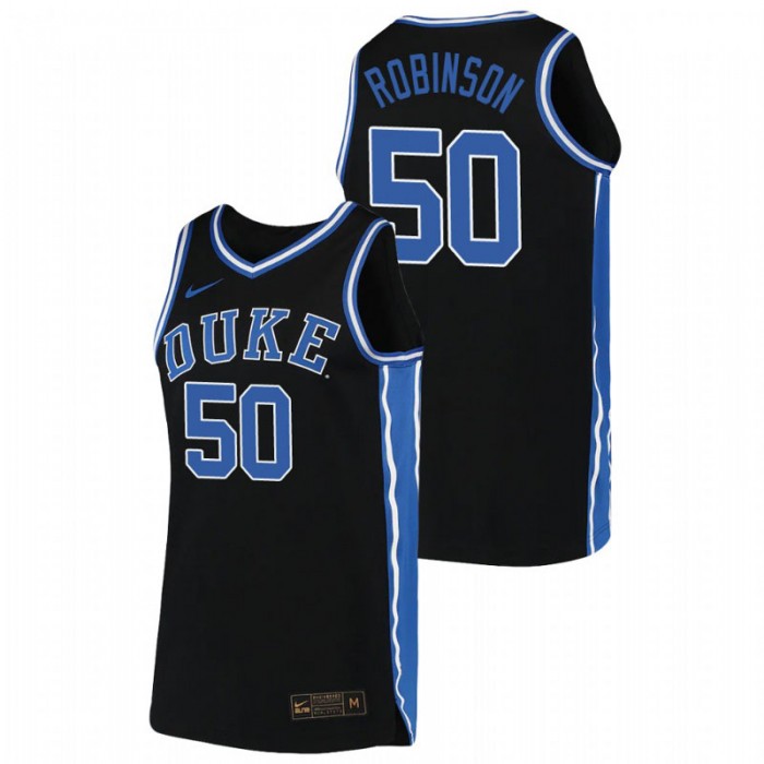 Duke Blue Devils Replica Justin Robinson College Basketball Jersey Black For Men