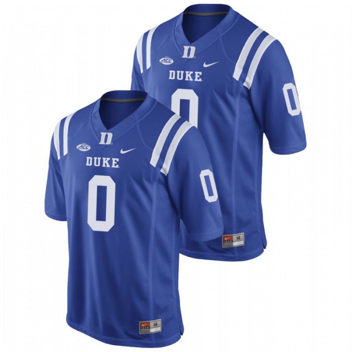 Marquis Waters Duke Blue Devils Replica Royal Game Football Jersey