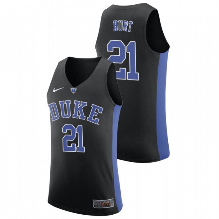 Duke Blue Devils College Basketball Black Matthew Hurt Replica Jersey For Men
